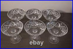 Vintage Kosta Boda Crystal Glassware (Set of 6) (Excellent Condition)