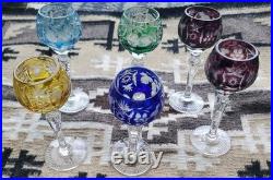 Vintage Nachtmann Cordial Glasses- Traube Cut Crystal, Set of 6