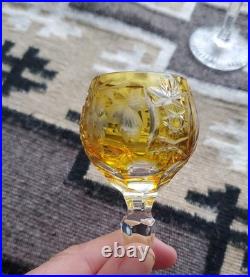 Vintage Nachtmann Cordial Glasses- Traube Cut Crystal, Set of 6
