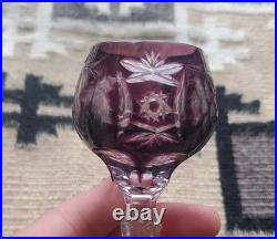 Vintage Nachtmann Cordial Glasses- Traube Cut Crystal, Set of 6