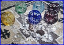 Vintage Nachtmann Cordial Glasses- Traube Cut Crystal, Set of 6