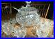 Vintage Nachtmann Crystal Footed Punch Bowl Set, With Ladel & 8 Cups, Nice