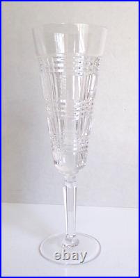 Vintage Ralph Lauren Crystal GLEN PLAID CLASSIC Champagne Flute Marked, Set of 2