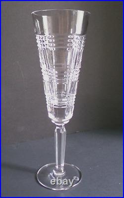 Vintage Ralph Lauren Crystal GLEN PLAID CLASSIC Champagne Flute Marked, Set of 2