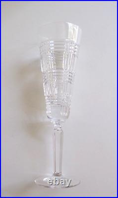 Vintage Ralph Lauren Crystal GLEN PLAID CLASSIC Champagne Flute Marked, Set of 2