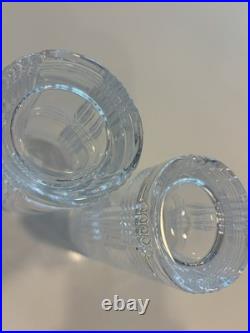 Vintage Ralph Lauren Glen Plaid Crystal Highball Glassware Set of 2 Replacements