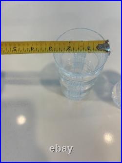 Vintage Ralph Lauren Glen Plaid Crystal Highball Glassware Set of 2 Replacements