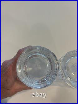 Vintage Ralph Lauren Glen Plaid Crystal Highball Glassware Set of 2 Replacements