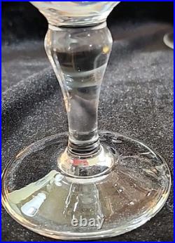 Vintage Royal Brierley Honeysuckle Wine/Sherry Glasses-Set of 6 5.5 Tall EC