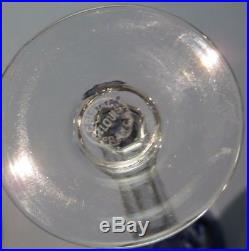 Vintage Saint Louis Crystal -cut To Clear Set Of 6 Liqueur Glasses -5 3/4tall