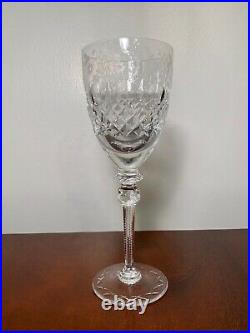 Vintage Set 5 GALLIA by ROGASKA Large 9.25 Crystal Water Goblets/Wine Glasses