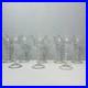 Vintage Set Of 8 Cambridge Style Rock Crystal Champagne Tall Sherbet Glasses