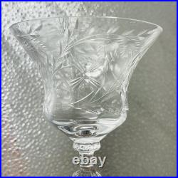 Vintage Set Of 8 Cambridge Style Rock Crystal Champagne Tall Sherbet Glasses Vintage Set Of 8 Cambridge Style Rock Crystal Champagne Tall Sherbet Glasses