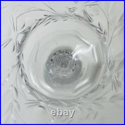 Vintage Set Of 8 Cambridge Style Rock Crystal Champagne Tall Sherbet Glasses Vintage Set Of 8 Cambridge Style Rock Crystal Champagne Tall Sherbet Glasses
