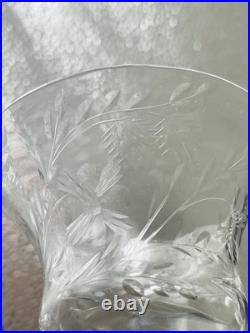 Vintage Set Of 8 Cambridge Style Rock Crystal Champagne Tall Sherbet Glasses Vintage Set Of 8 Cambridge Style Rock Crystal Champagne Tall Sherbet Glasses