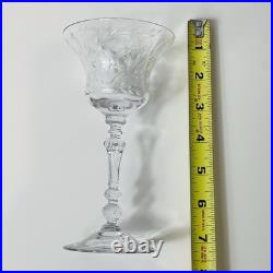 Vintage Set Of 8 Cambridge Style Rock Crystal Champagne Tall Sherbet Glasses Vintage Set Of 8 Cambridge Style Rock Crystal Champagne Tall Sherbet Glasses