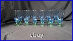 Vintage Set of 12 Bahia iced tea water goblets crafted by Bormioli Rocco Italy