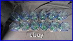 Vintage Set of 12 Bahia iced tea water goblets crafted by Bormioli Rocco Italy