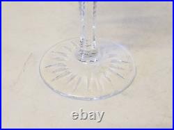 Vintage Set of 12 Crystal Cut Glass Water Glasses with Star Decorations