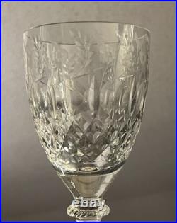 Vintage Set of 12 ROGASKA Gallia Crystal Glass 9.25 Tall 12 oz Water Goblets