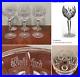 Vintage Set of 6 WATERFORD CRYSTAL Lismore Hocks Goblets/Wine Glasses IRELAND