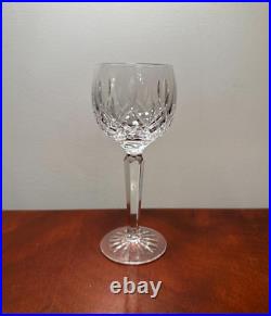 Vintage Set of 6 WATERFORD CRYSTAL Lismore Hocks Goblets/Wine Glasses IRELAND