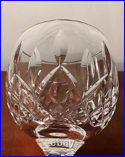 Vintage Set of 6 WATERFORD CRYSTAL Lismore Hocks Goblets/Wine Glasses IRELAND