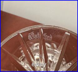 Vintage Set of 6 WATERFORD CRYSTAL Lismore Hocks Goblets/Wine Glasses IRELAND