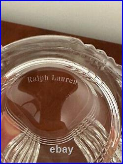 Vintage Signed Set of 4 Ralph Lauren GLEN PLAID Double-Old Fashioned Tumblers