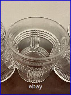 Vintage Signed Set of 4 Ralph Lauren GLEN PLAID Double-Old Fashioned Tumblers