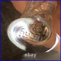 Vintage Stuart Crystal Ariel Air Twist Wine Champagne Glasses Set 7 England