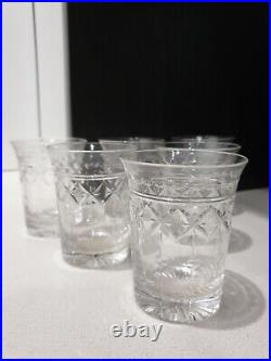 Vintage Stuart Crystal Glass Set 6