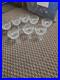 Vintage-Style Crystal Champagne Coupe Glasses Waterford Nachtmann Style Set of 8