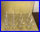 Vintage Tiffin Franciscan Etched Crystal Champagne Tall Sherbet Glasses Set of T