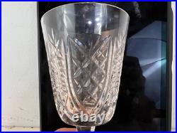 Vintage Waterford Clare Clear Glass Set of 5 Water Goblets