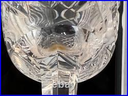 Vintage Waterford Clare Clear Glass Set of 5 Water Goblets