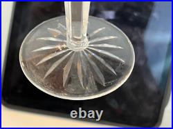 Vintage Waterford Clare Clear Glass Set of 5 Water Goblets
