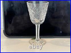 Vintage Waterford Clear Glass Set of 6 Small Liqueur Cocktail/Cordial Glasses