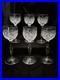 Vintage Waterford Crystal Clare Wine Hock Glasses 7-3/8 Fine Stemware Set Of 6