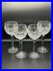 Vintage Waterford Crystal Lismore Hock Wine Glasses Set of 4