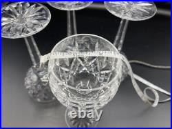 Vintage Waterford Crystal Lismore Hock Wine Glasses Set of 4
