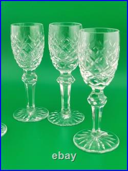 Vintage Waterford Crystal POWERSCOURT Set(s) 4 Cordial Glasses EXCELLENT Cond
