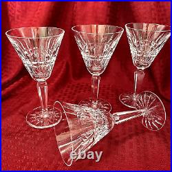 Vintage Waterford Glenmore Pattern Wine Glasses Set Of 4