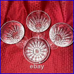 Vintage Waterford Glenmore Pattern Wine Glasses Set Of 4