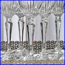 Vintage Waterford Marquise Hanover Gold Trim Glasses (circa 1991-2005)-Set of 12