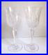 Vintage Wedgwood MAJESTY Lead Clear Crystal Wine Glass 7 3/4 Tall, Set of 2