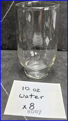 Vntg Federal Fancy 40 Crystal Glassware Set (- 1 Juice Glass) Pre-1971 FEGFAF