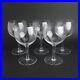 Volnay by Baccarat Crystal 5 Piece Set 5 3/8 Claret Wine Glasses w FLAWS