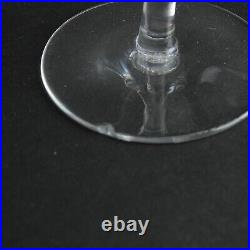 Volnay by Baccarat Crystal 5 Piece Set 5 3/8 Claret Wine Glasses w FLAWS