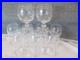 Vtg Edinburgh Scotland Crystal Glasses Set 11 Cordial Liquor Thumbprint Star 3.5